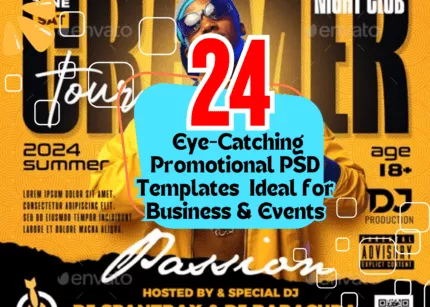 24 Promotional PSD Templates  Editable & Eye-Catching Designs for Marketing Campaigns