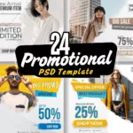 24 - Eye-Catching Promotional PSD Templates  Ideal for Business & Events