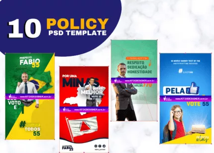 10 Policy PSD Templates  Professional & Editable Designs for Business Documentation