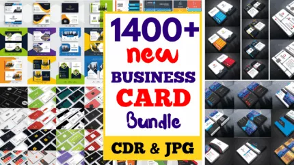 1400+ Corel draw version business card Template Bundle