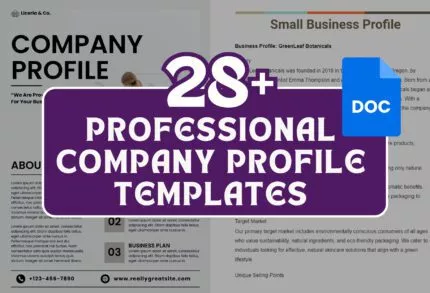28 Professional Company Profile Templates