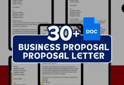 30+ Business Proposal Letters