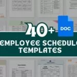 40 Employee Schedule Templates