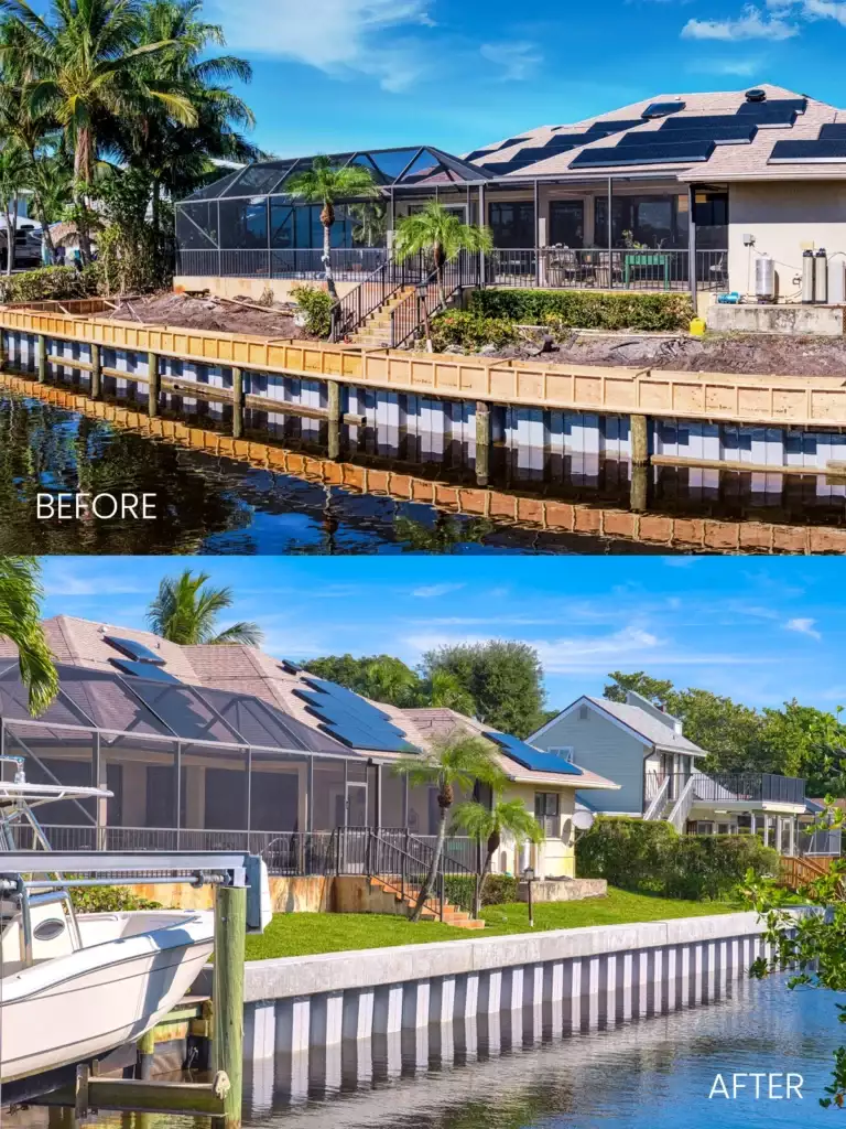 bulkhead construction seawall repair