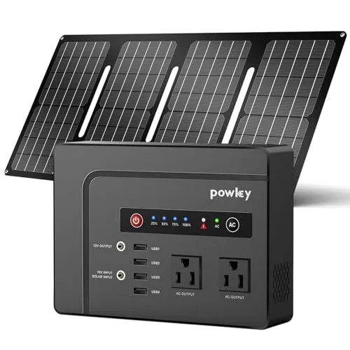 Top Solar Generators for Outdoor Use 4 Powkey Solar Generator with Panel