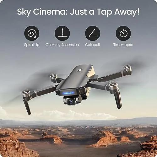 Holy Stone GPS Drone with 4K UHD Camera for Adults Beginner; HS360S 249g Foldable FPV RC Quadcopter with 10000 Feet Control Range, Brushless Motor, Follow Me, Smart Return Home, 5G Transmission 7 Holy Stone GPS Drone with 4K UHD Camera for Adults Beginner; HS360S 249g Foldable FPV RC Quadcopter with 10000 Feet Control Range, Brushless Motor, Follow Me, Smart Return Home, 5G Transmission - Image 7