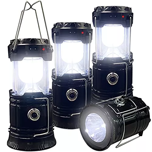 Top-rated Camping Lanterns of 2024 2 Collapsible Portable LED Camping Lantern XTAUTO