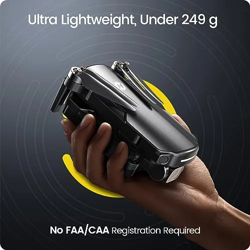 Holy Stone GPS Drone with 4K UHD Camera for Adults Beginner; HS360S 249g Foldable FPV RC Quadcopter with 10000 Feet Control Range, Brushless Motor, Follow Me, Smart Return Home, 5G Transmission 3 Holy Stone GPS Drone with 4K UHD Camera for Adults Beginner; HS360S 249g Foldable FPV RC Quadcopter with 10000 Feet Control Range, Brushless Motor, Follow Me, Smart Return Home, 5G Transmission - Image 3