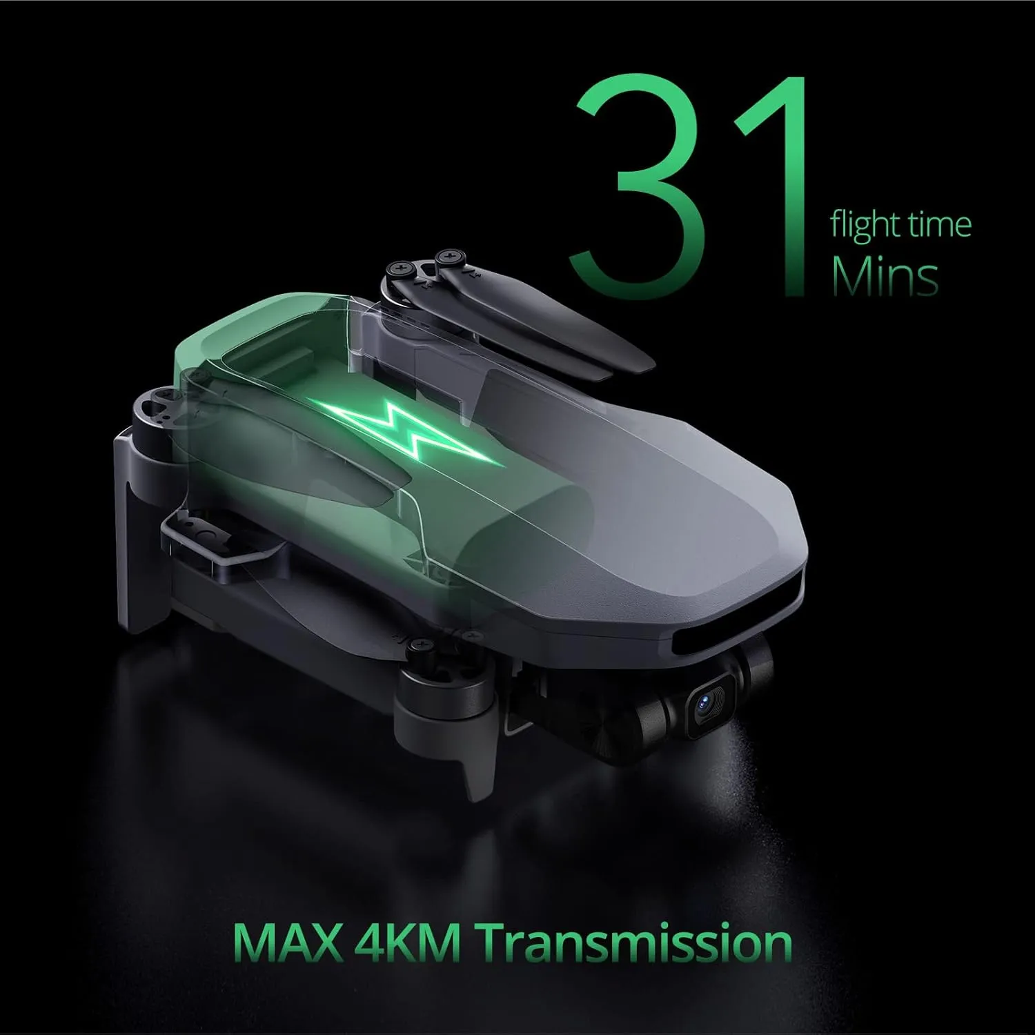 Potensic ATOM SE GPS Drone with 4K EIS Camera, Under 249g, 62 Mins Flight, 4KM FPV Transmission, Brushless Motor, Max Speed 16m/s, Auto Return, Lightweight and Foldable Drone for Adults, Beginner 5 Potensic ATOM SE GPS Drone with 4K EIS Camera, Under 249g, 62 Mins Flight, 4KM FPV Transmission, Brushless Motor, Max Speed 16m/s, Auto Return, Lightweight and Foldable Drone for Adults, Beginner - Image 5