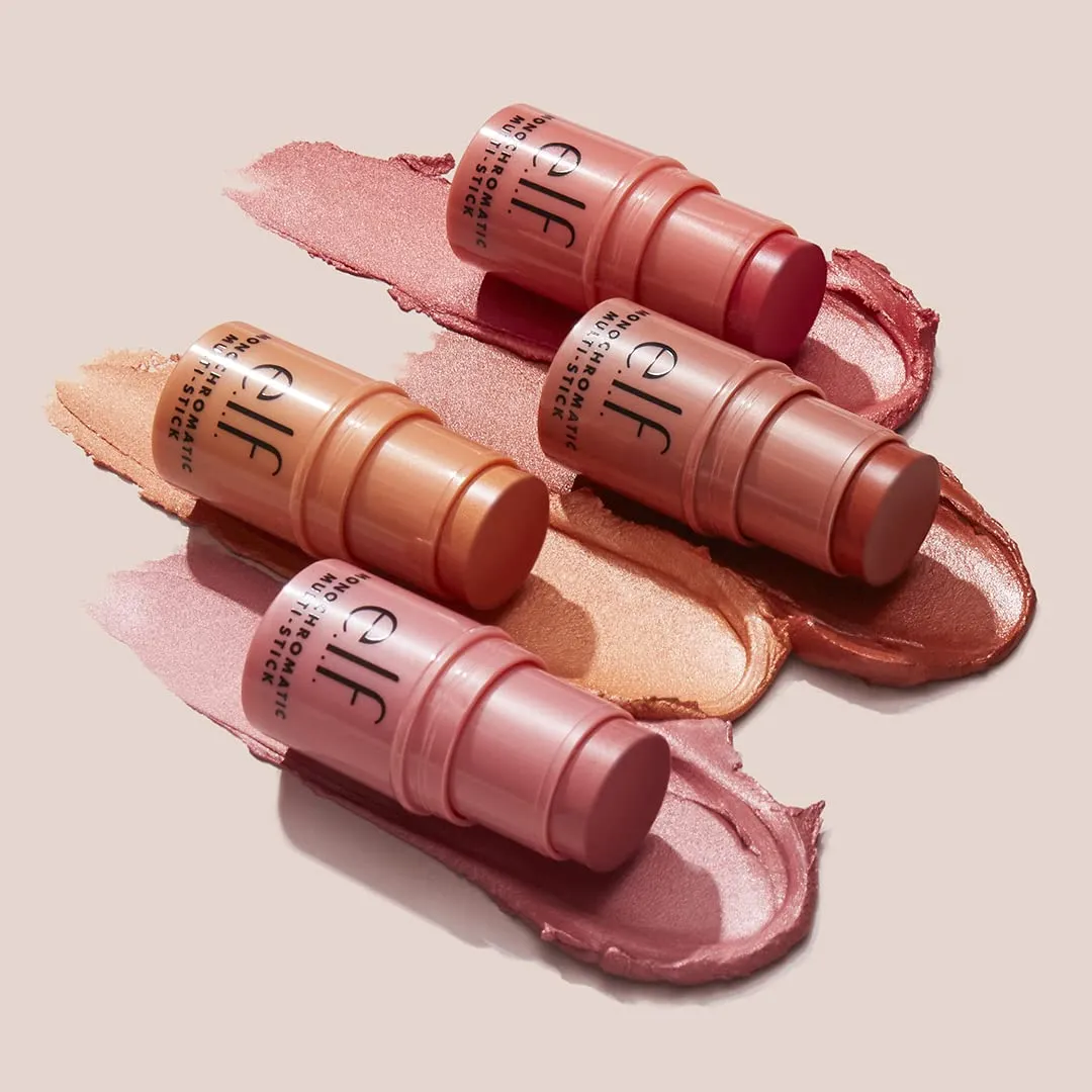 e.l.f. Monochromatic Multi Stick, Luxuriously Creamy & Blendable Color, For Eyes, Lips & Cheeks, Bronzed Cherry, 0.155 Oz (4.4g) 5 e.l.f. Monochromatic Multi Stick, Luxuriously Creamy & Blendable Color, For Eyes, Lips & Cheeks, Bronzed Cherry, 0.155 Oz (4.4g) - Image 5