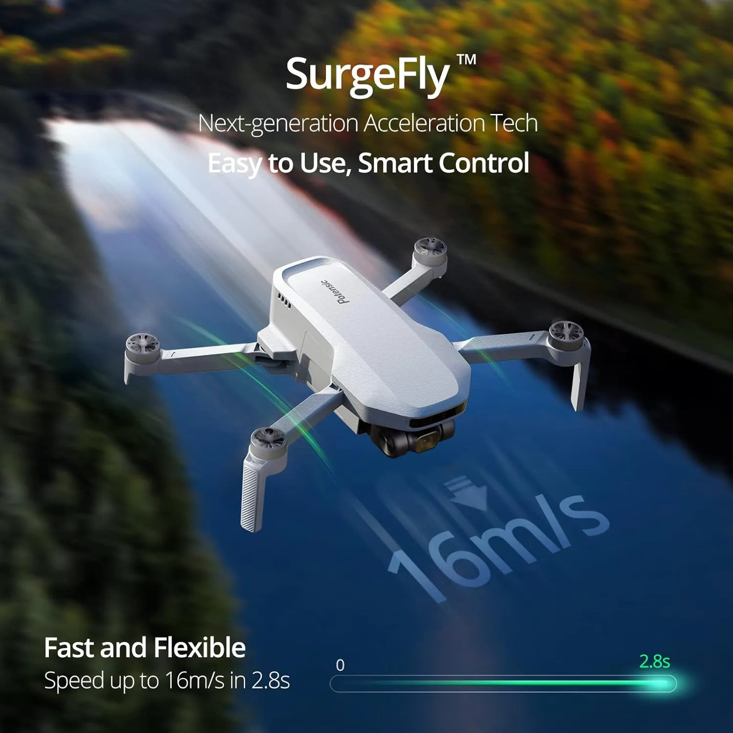 Potensic ATOM SE GPS Drone with 4K EIS Camera, Under 249g, 62 Mins Flight, 4KM FPV Transmission, Brushless Motor, Max Speed 16m/s, Auto Return, Lightweight and Foldable Drone for Adults, Beginner 3 Potensic ATOM SE GPS Drone with 4K EIS Camera, Under 249g, 62 Mins Flight, 4KM FPV Transmission, Brushless Motor, Max Speed 16m/s, Auto Return, Lightweight and Foldable Drone for Adults, Beginner - Image 3