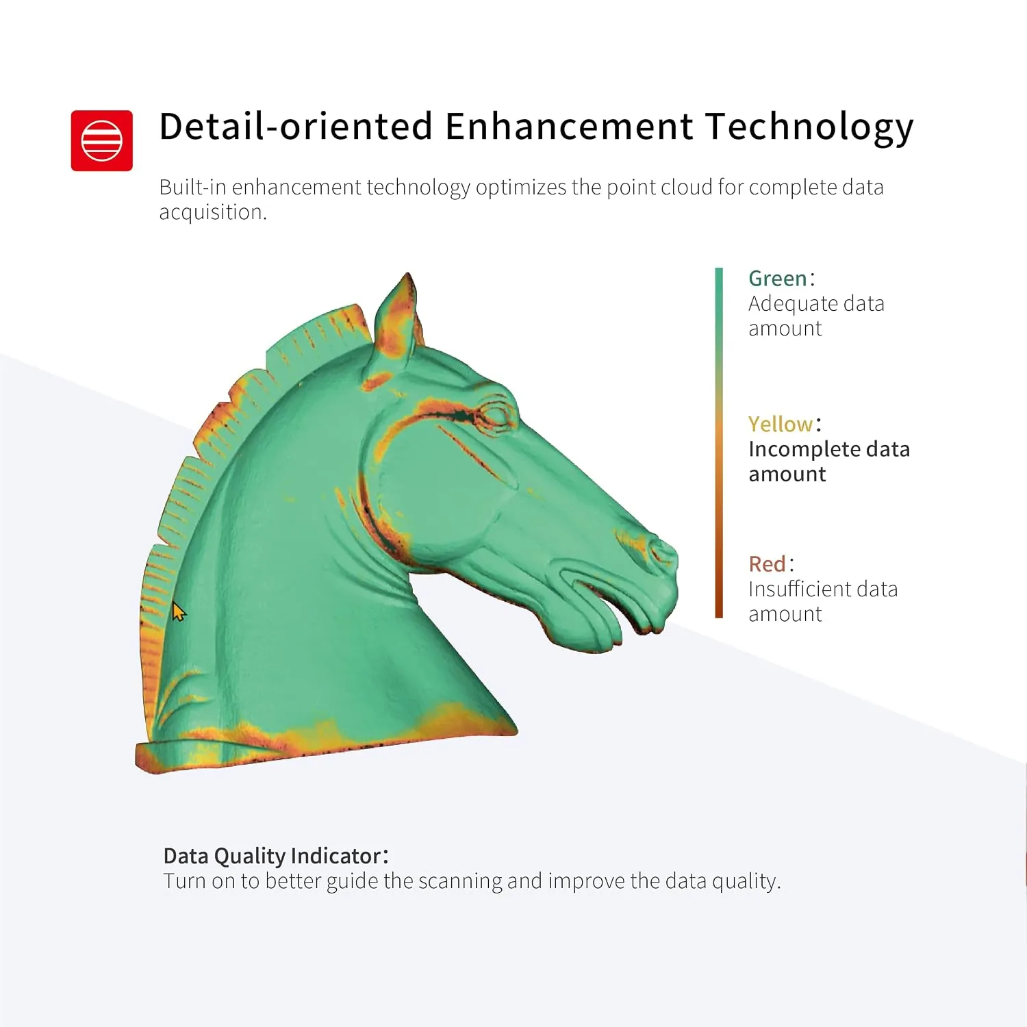 Shining 3D Einstar Handheld 3D Scanner with Detail-Oriented Enhancement Technology Support Scanning Hair and Body, Up to 14FPS Scanning Speed High Quality Collecting Data 3D Scanner for 3D Printer 6 Shining 3D Einstar Handheld 3D Scanner with Detail-Oriented Enhancement Technology Support Scanning Hair and Body, Up to 14FPS Scanning Speed High Quality Collecting Data 3D Scanner for 3D Printer - Image 6