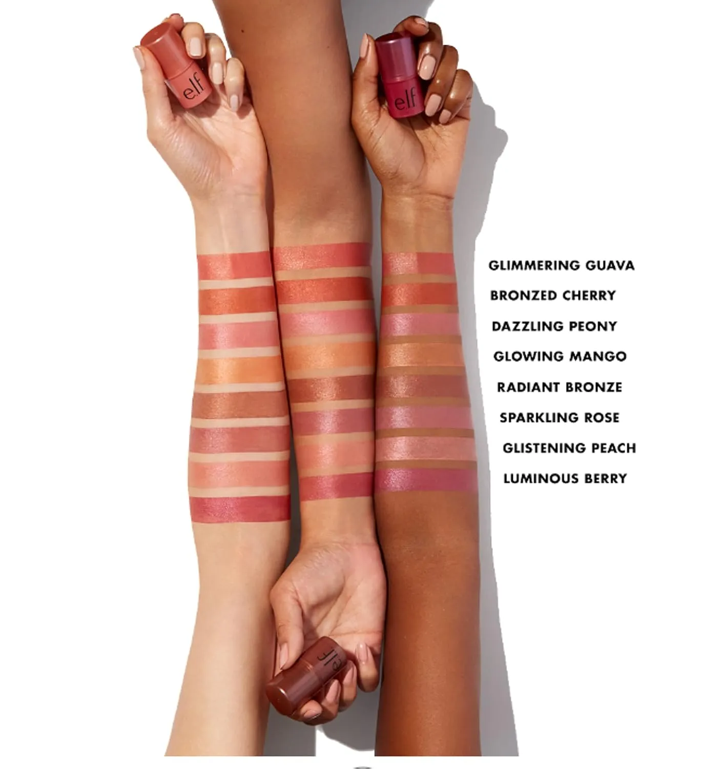 e.l.f. Monochromatic Multi Stick, Luxuriously Creamy & Blendable Color, For Eyes, Lips & Cheeks, Bronzed Cherry, 0.155 Oz (4.4g) 3 e.l.f. Monochromatic Multi Stick, Luxuriously Creamy & Blendable Color, For Eyes, Lips & Cheeks, Bronzed Cherry, 0.155 Oz (4.4g) - Image 3