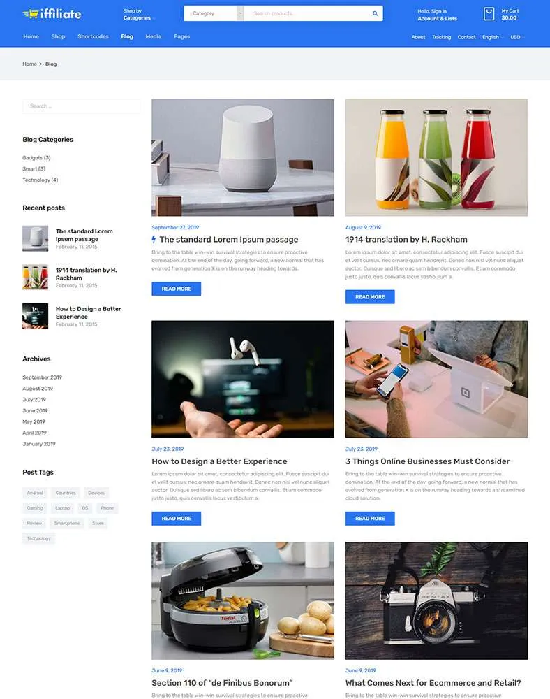 Iffiliate_Blog Landing page