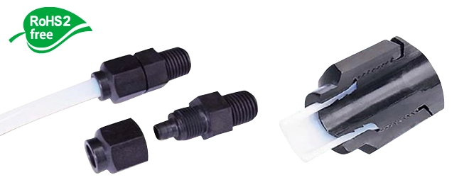 PEEK（カーボン強化）ナット締め継手 AL | 株式会社 八興 製品サイト