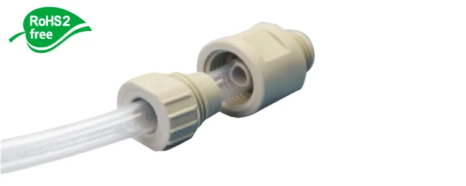 積層チューブ専用樹脂コネクター コネクター（チューブ内径×外径