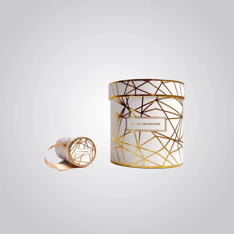 round rigid boxes