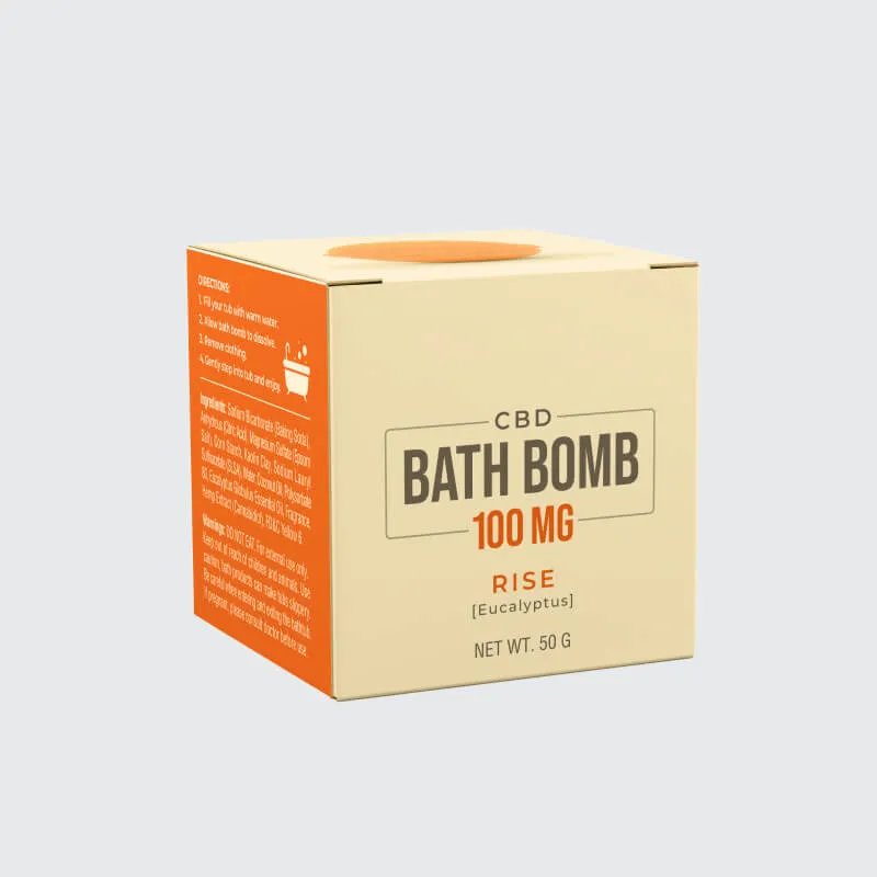 CBD bath bomb boxes