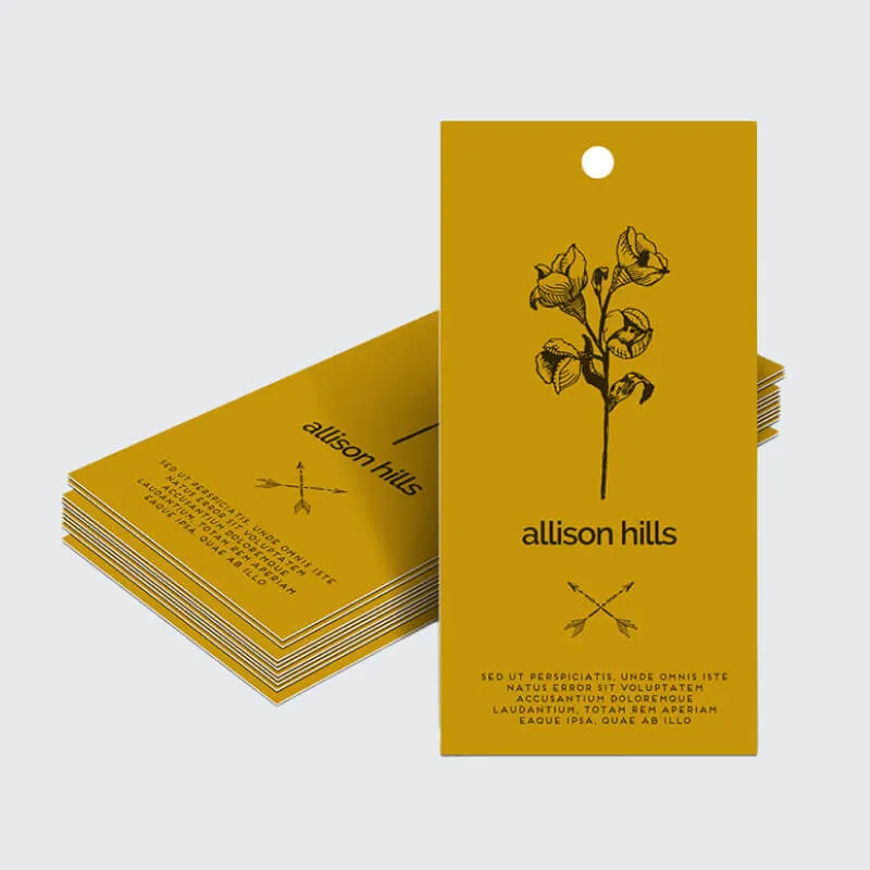 custom tags printing