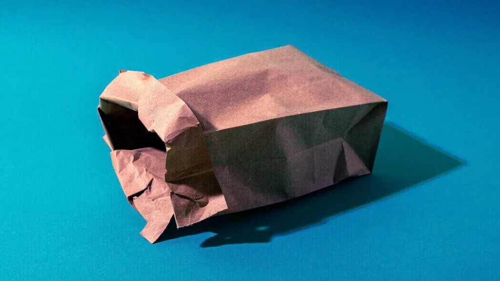 old paper bag