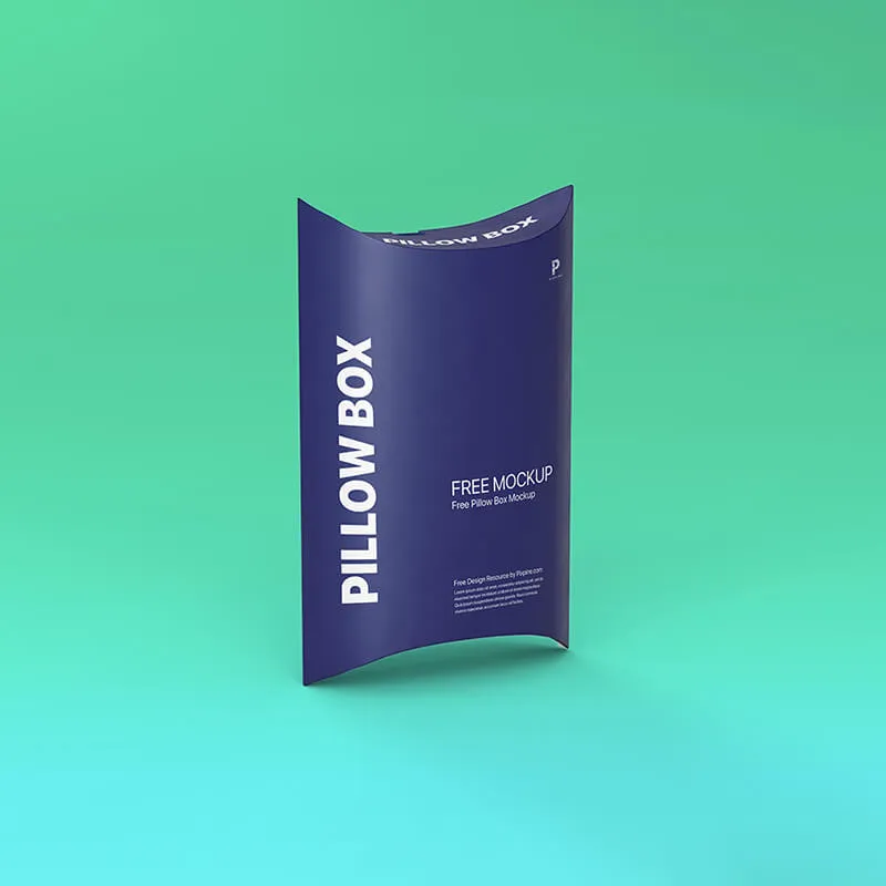 blue pillow boxes