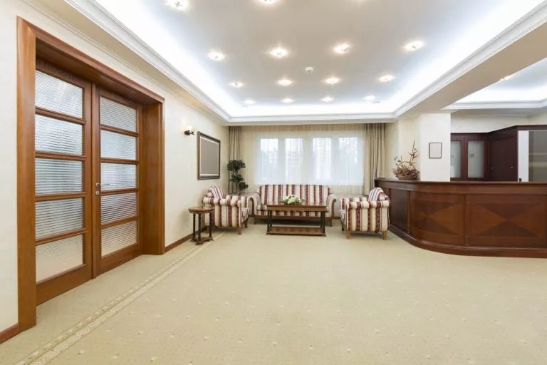 Spotless Reception Area Office Cleaning
