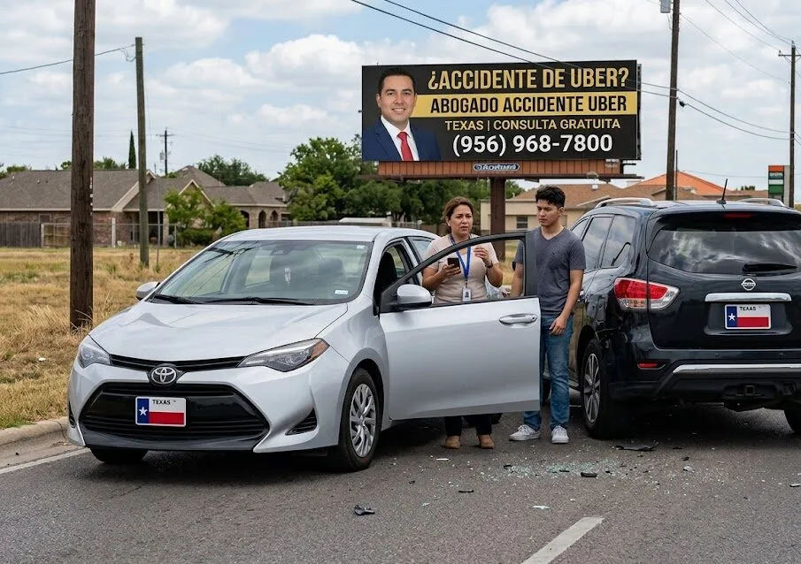 Uber Accident Lawyer in Texas: What to Do After a Rideshare Crash 1 abogado accidente Uber Texas