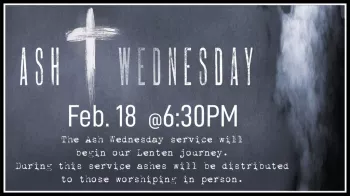 ASH WEDNESDAY WORSHIP SERVICE Thumbnail