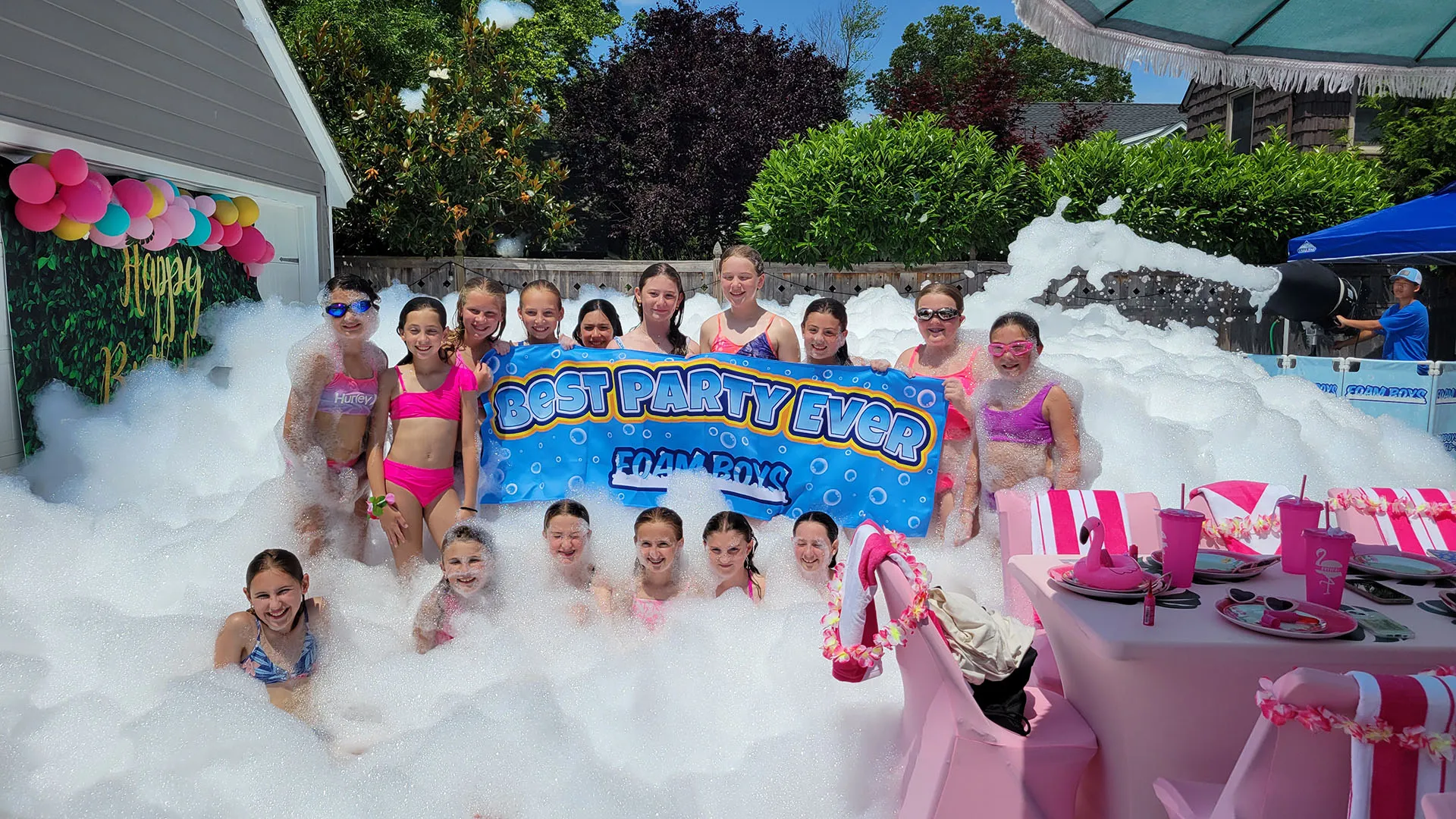 The Best Foam Party in Herricks - Foam Boys - Foam Party Rentals