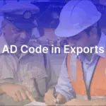 AD Code for exporters