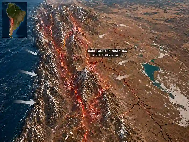 Northwestern Argentina tectonic stress buildup