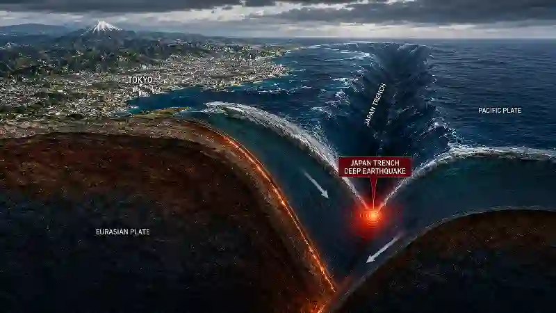 Japan Trench deep earthquake