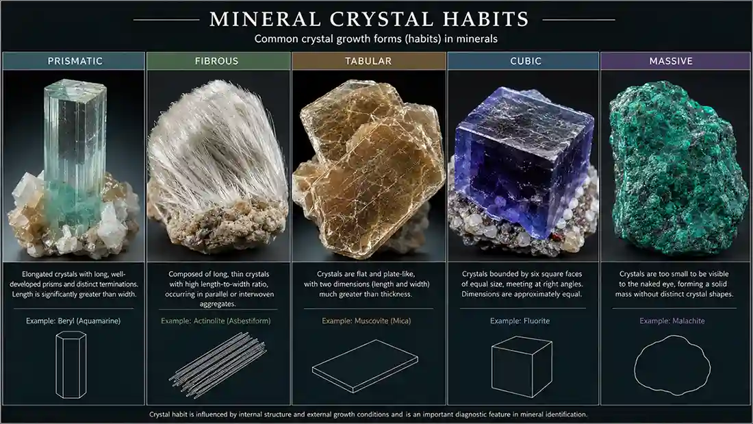 Mineral Habit Explained