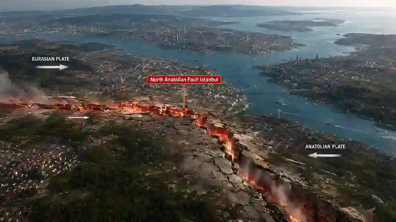 North Anatolian Fault Istanbul