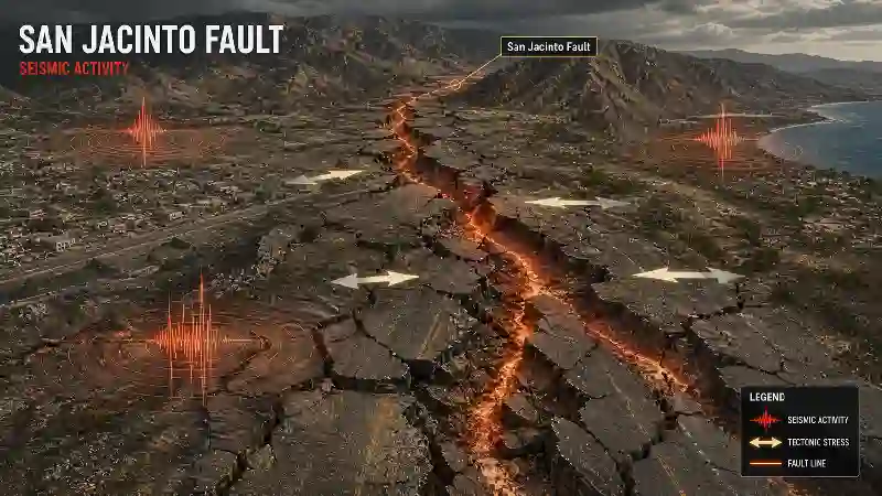 San Jacinto fault seismic activity