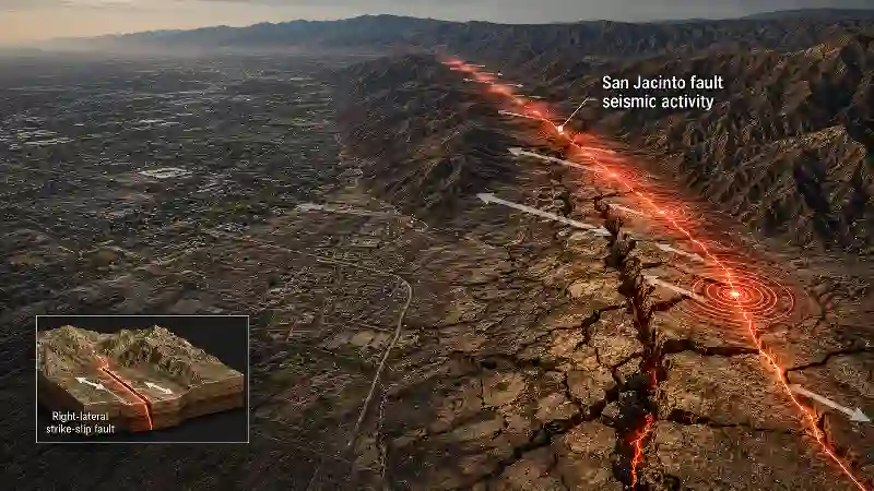 San Jacinto fault seismic activity