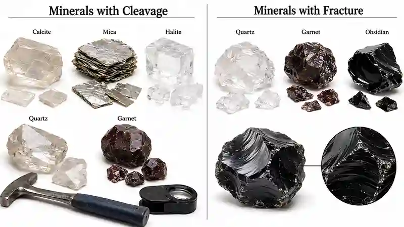 Cleavage vs Fracture