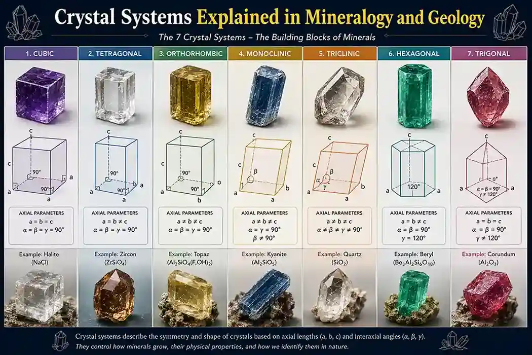 Crystal systems explained