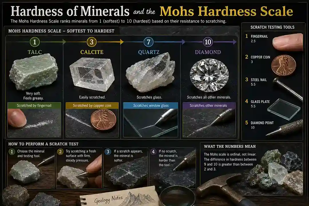 Hardness of Minerals and the Mohs Hardness Scale