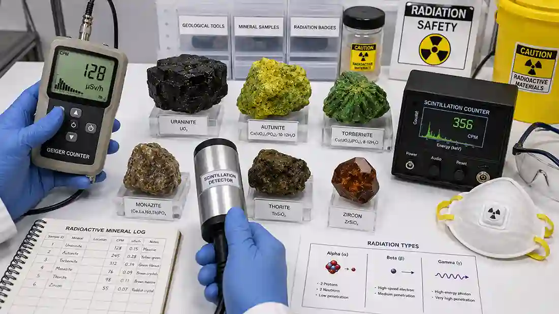 How Are Radioactive Minerals Identified?
