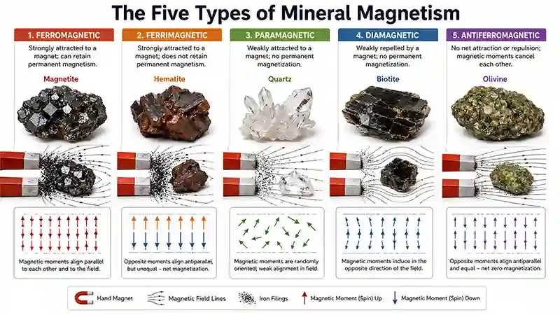 Types of Mineral Magnetism