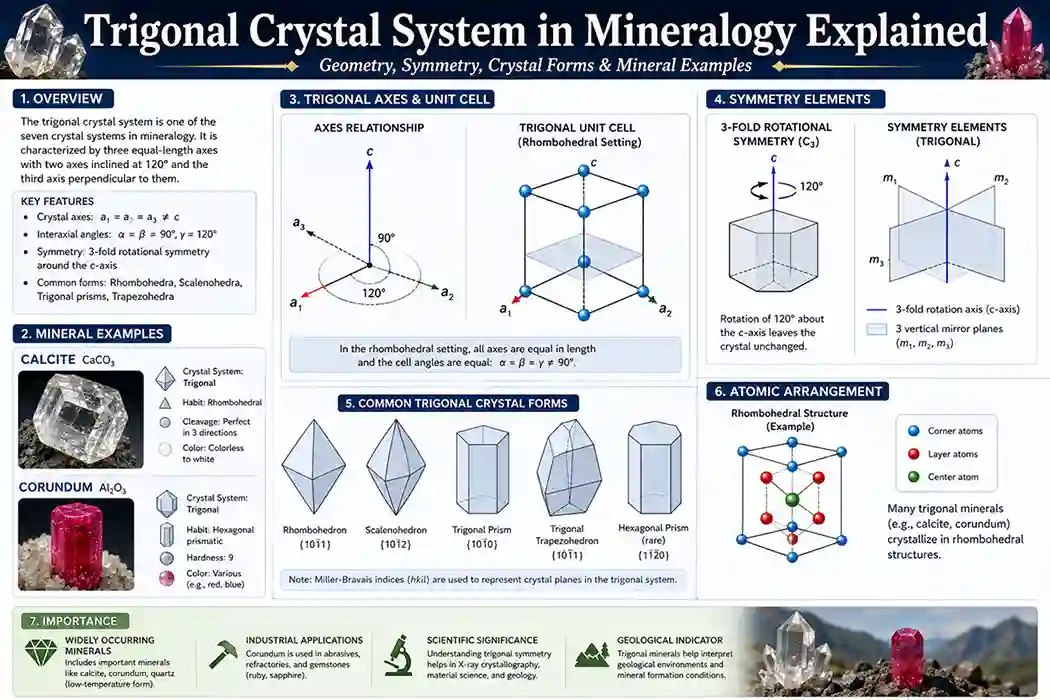 Trigonal Crystal System in Mineralogy Explained