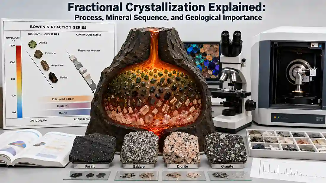 Fractional crystallization in geology explained