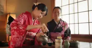Ceremonia del tรฉ, Kyoto, Japรณn
