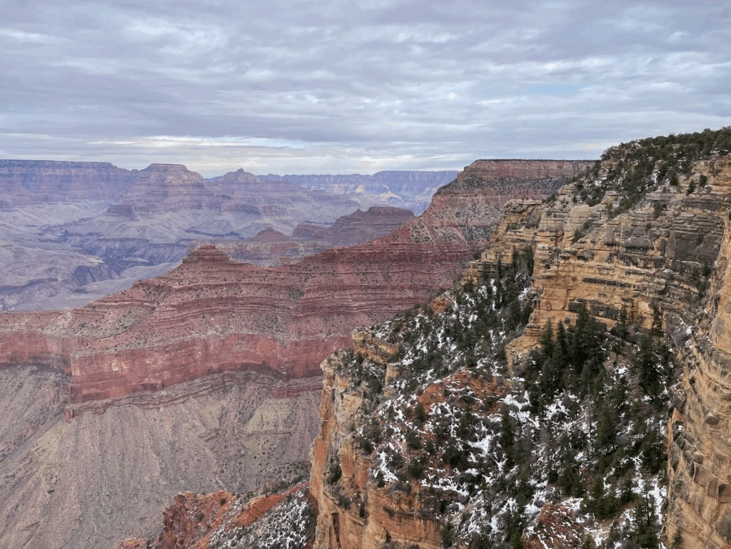 5 Reasons to Visit Grand Canyon This Winter 2 Winter at Grand Canyon with a little bit of snow