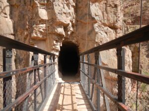 The Kaibab Suspension Bridge: The Creation of a Grand Canyon Landmark 2 Tunnel at Kaibab Suspension Bridge