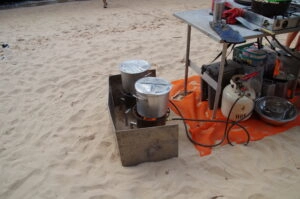 The Perfect Start to the Morning: How We Make Coffee on Our Trips 1 Coffee water on blasters