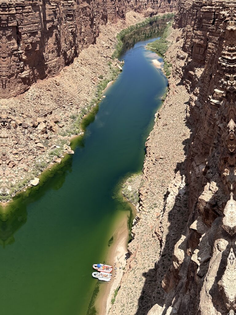 Muddy Mystery: Why the Colorado River Changes Color 1 Green Blue Colorado River Credit: Alice Waters