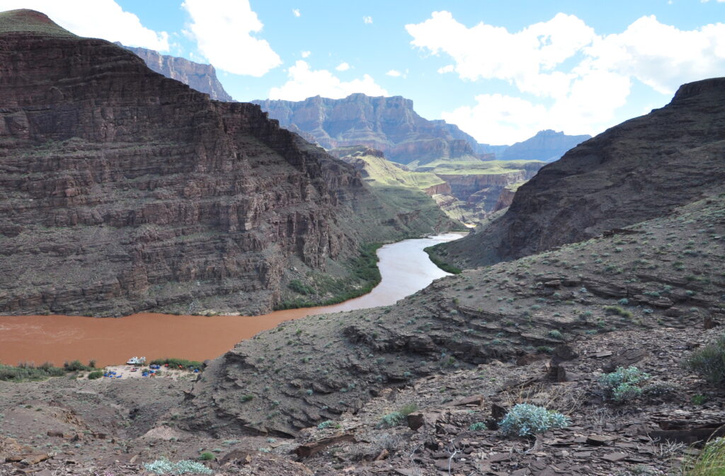 Muddy Mystery: Why the Colorado River Changes Color 2 View of Muddy Colorado river
