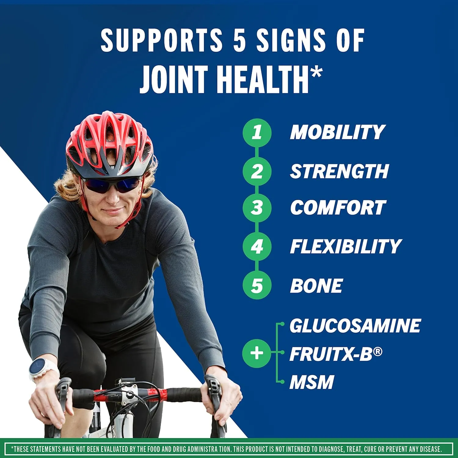 Move Free Advanced Glucosamine Chondroitin MSM Joint Support Supplement, Supports Mobility Comfort Strength Flexibility Bone - 120 Tablets (40 servings)* Move Free Advanced Glucosamine Chondroitin MSM Joint Support Supplement, Supports Mobility Comfort Strength Flexibility Bone - 120 Tablets (40 servings)*